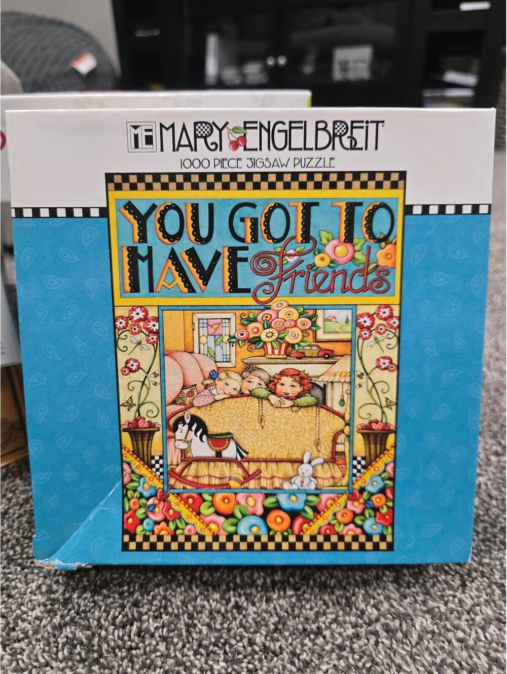 Mary Engelbreit 1000 Piece Jigsaw Puzzle - You Got to Have Friends